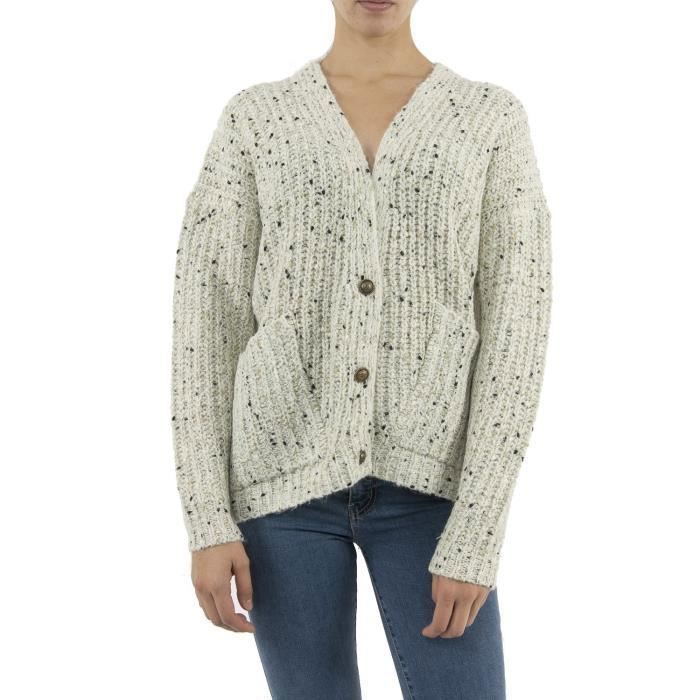 Gilets Cardigans Kaporal Diana Blanc
