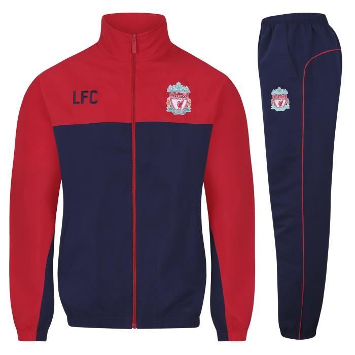 Liverpool FC officiel - Lot veste et pantalon de survêtement thème football - homme