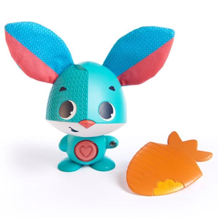 Tiny Love Wonder Buddy Thomas le Lapin, Compagnon interactif, Jouet éducatif pour enfants d’un an, 12 mois et plus