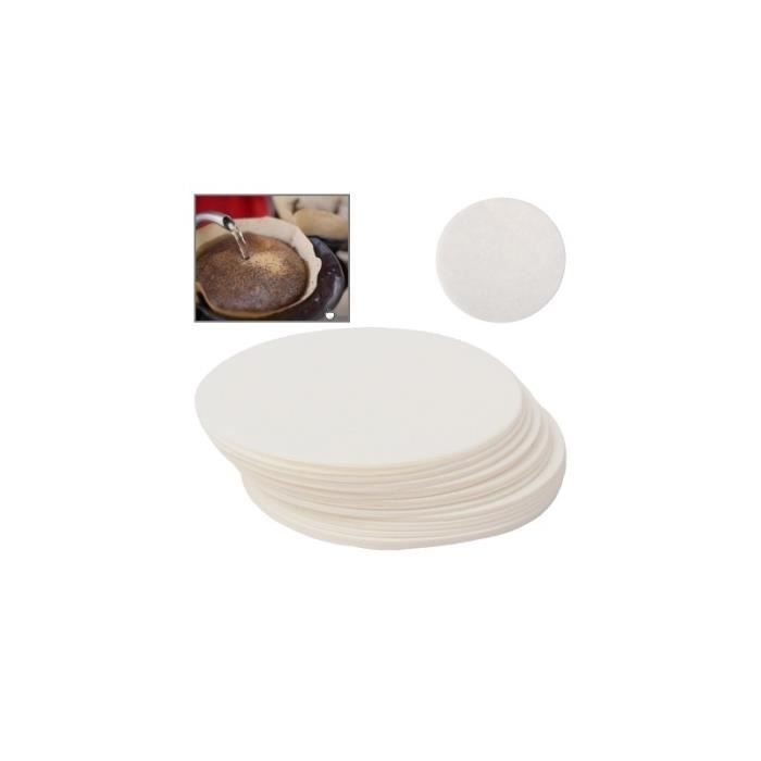 Accessoires pour café Papier ronde de filtre à Diamètre 60 mm 100 pièces dans un emballage le prix est 100pcs