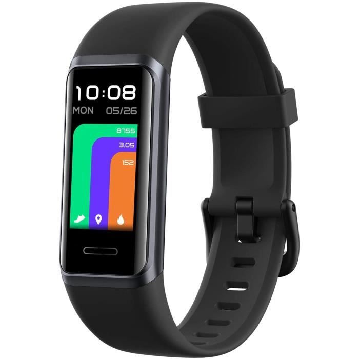 Montre Connectée Femmes Hommes DG Band Alexa Intégré Bracelet Connecté pour Android iOS Fond Personnalisé Cadran Oxymetre Montre