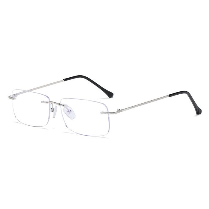 Lunettes De Lecture Sans Cadre En Résine Transparente - Léger Et Confortable Pour Hommes