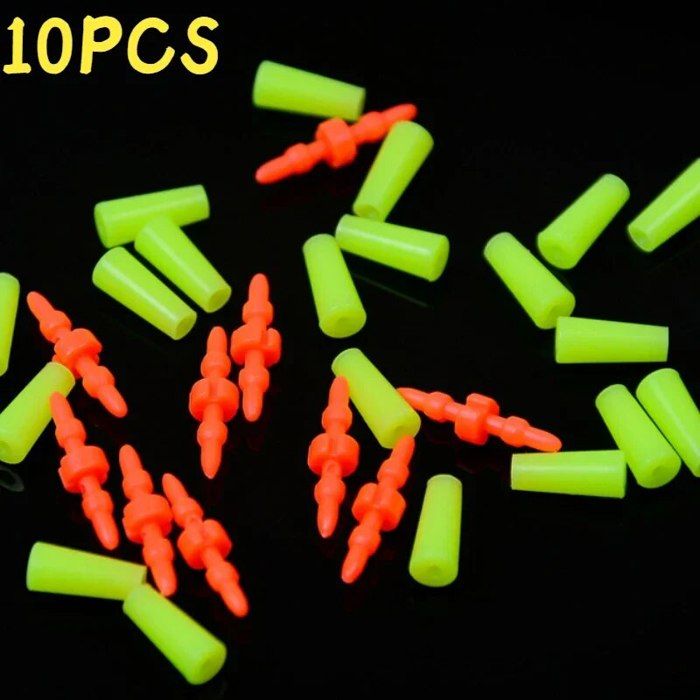 Accessoires de pêche,6MM Green--Perles en caoutchouc souple flottant