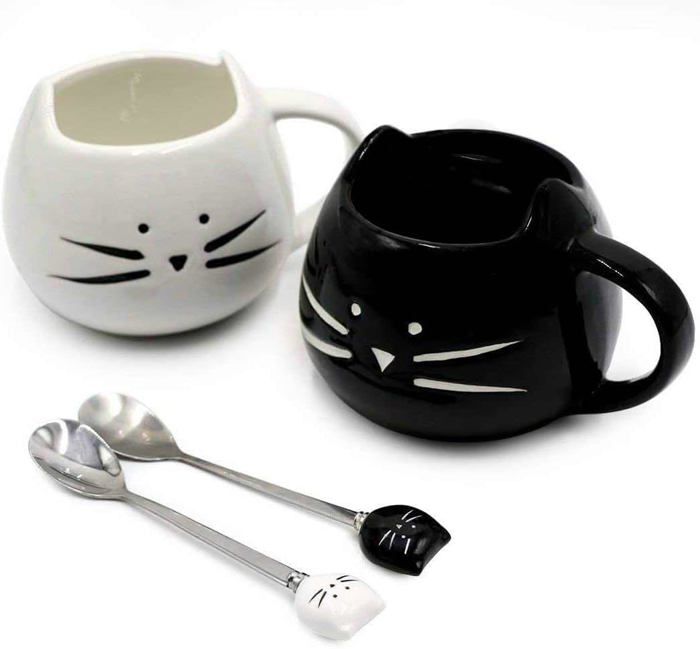 Mug Chat blanc main image 1
