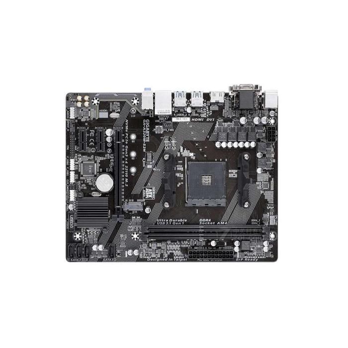 Carte mère GIGABYTE A320M-S2H AMD A320 Socket AM4 2xDDR4 SDRAM 32GB Micro ATX - Gigabyte