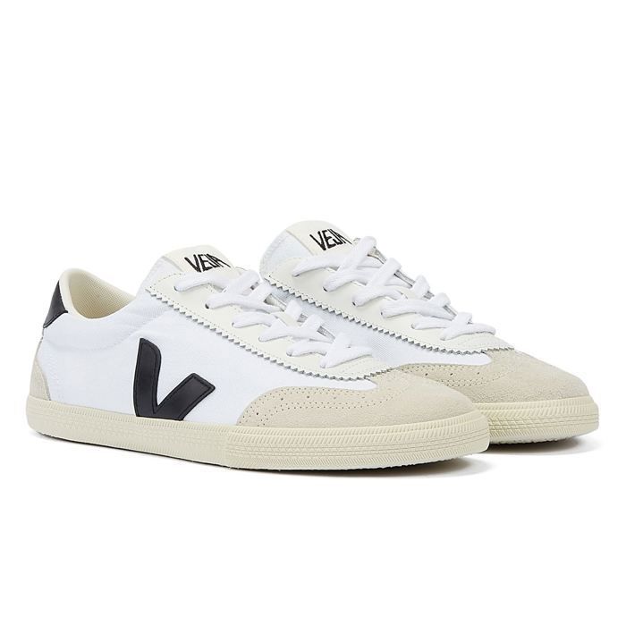 Baskets en coton blanc/noir pour femmes - EUR 40 Baskets en coton blanc/noir pour femmes - EUR 40