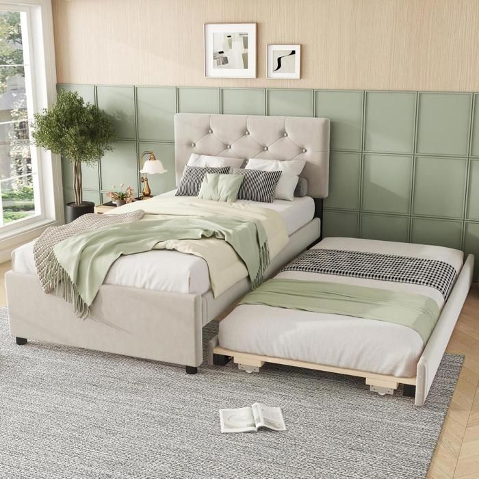 Lits Gigognes 90x200 – État Neuf Sous Garantie – Possibilité Achat Matelas