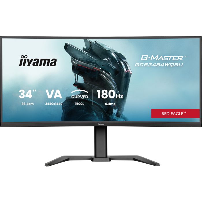 Écran PC - iiyama - G-MASTER GCB3484WQSU-B1 - 34 pouces - 3440 x 1440 - LED Noir