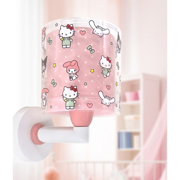 Dalber Applique murale pour enfants Hello Kitty & Friends Kuromi My Melody et Cinnamoroll enfants
