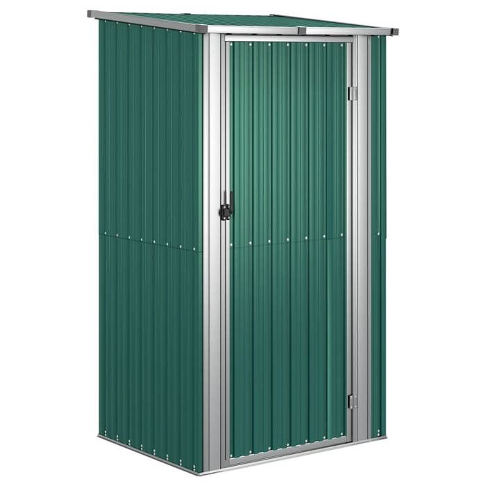 HSF®Armoire haute Vert - Abri de jardin vert 118 5 x 97 x 209 5 cm Acier galvanisé cpw7801816