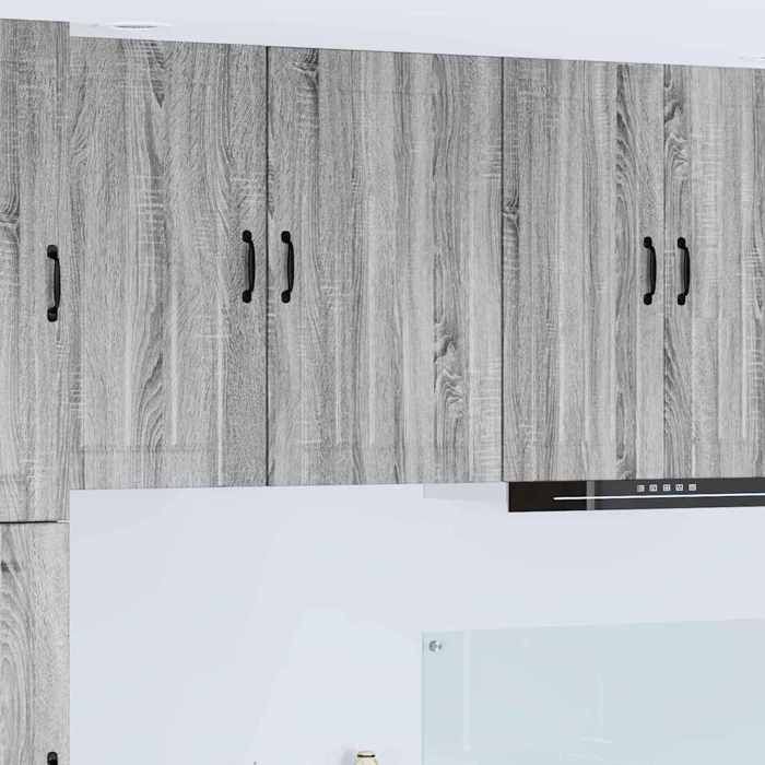 Meuble mural de cuisine - vidaXL - Gris Sonoma - 50x31x80 cm - Bois dingénierie