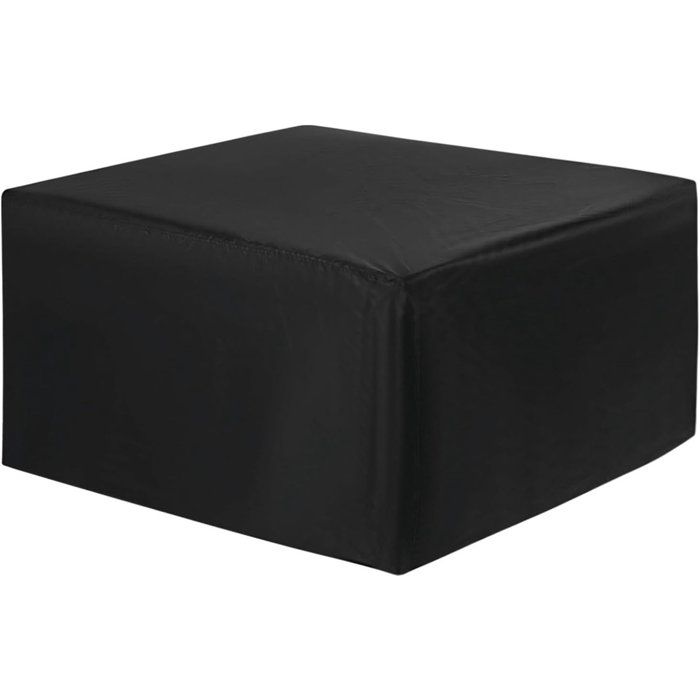 Housse Mobilier Jardin 90x90x90cm Oxford 420D Noir Imperméable Universelle Table Chaise Protection Extérieur
