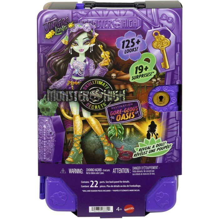Coffret Monstrueux Secrets Jinafire Long Monster High JDR52 – 19 Surprises, Accessoires Inclus - vue 2