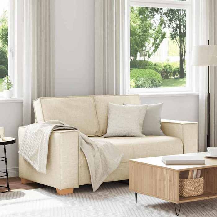 Canapé 2 places - Classique-Design - VIDAXL - en lin 120cm EU25_X37668