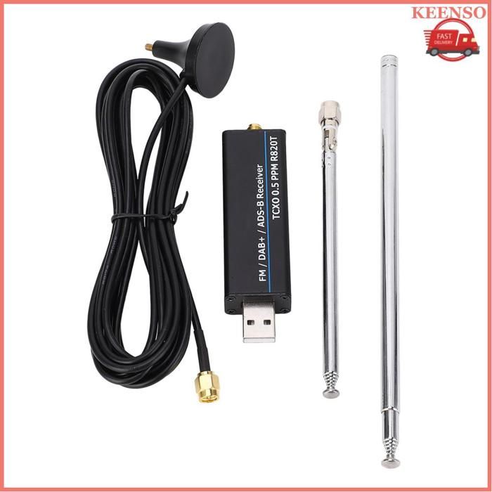 Ricevitore RTL-SDR 100kHz-1766MHz Con Chipset RTL2832U R820T2 – TCXO 0.5PPM, Supporto AM/FM/SSB/CW, Alloggiamento Alluminio Ricevitore RTL-SDR 100kHz-1766MHz Con Chipset RTL2832U R820T2 – TCXO 0.5PPM, Supporto AM/FM/SSB/CW, Alloggiamento Alluminio