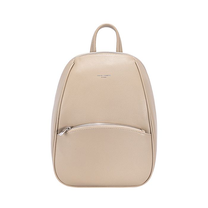 David Jones Paris - Sac à dos Ville Femme - Taille Moyenne - Similicuir - Couleur Beige David Jones Paris - Sac à dos Ville Femme - Taille Moyenne - Similicuir - Couleur Beige
