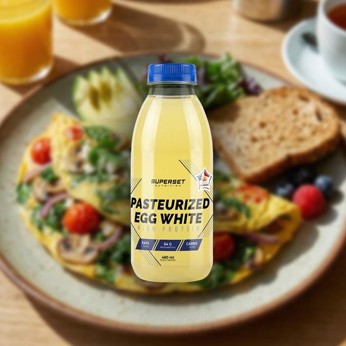 Blancs d'œuf liquides - Superset Nutrition - Blancs d'oeufs pasteurisés (6x480ml)