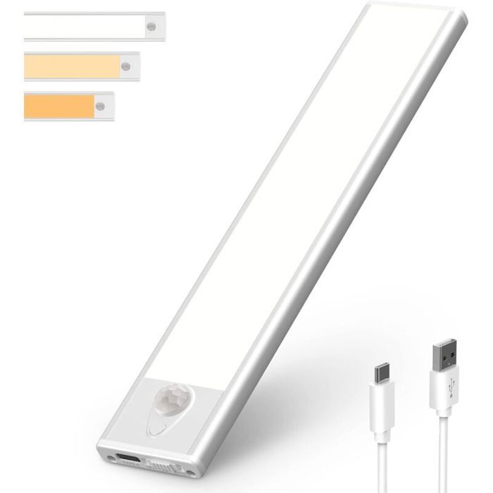Lampe de Placard - 31 LEDs Eclairage Led Rechargeable Interieur Placard Sans Fil Magnétique Dimmable Lampe Led Detecteur Mouveme