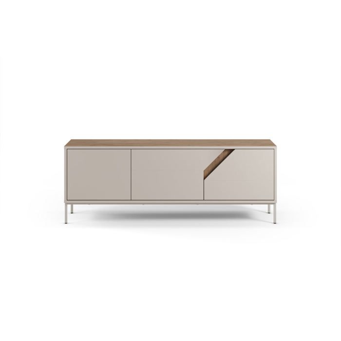 DALIA - Meuble TV 150cm en mélamine - Beige DALIA - Meuble TV 150cm en mélamine - Beige