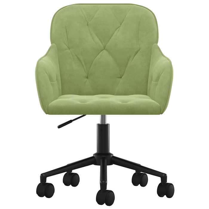 Chaise bureau/siège pivotant Vert - SWEETY Chaise pivotante de bureau - 1 PALCE -Vert clair Velours CL96667044613