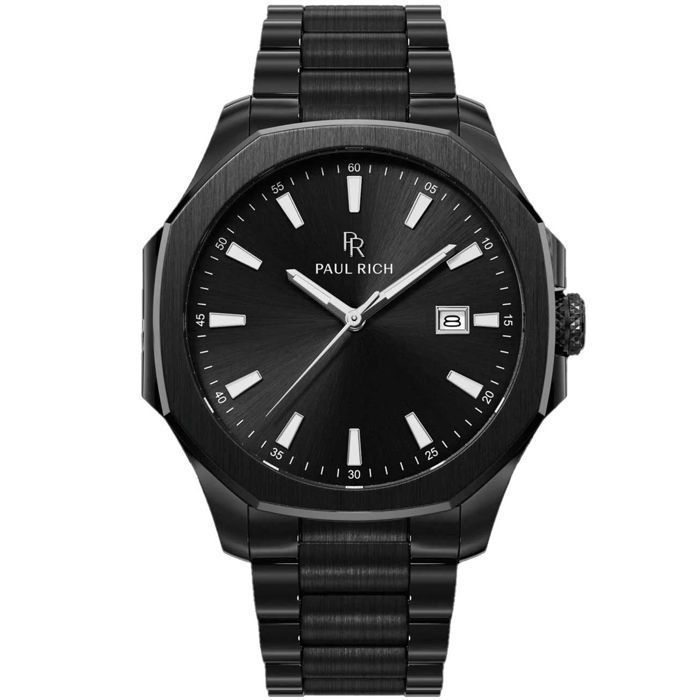 Paul Rich PR-46701 Montre homme Mercer Gotham Black Black 40 5 mm 5 ATM