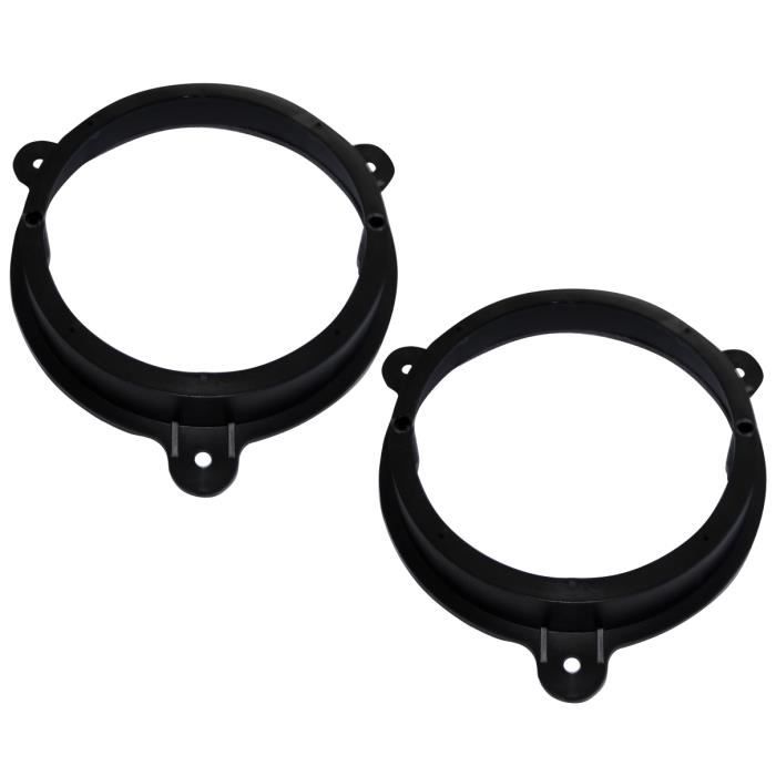 AERZETIX Supports Haut-parleurs Voiture Ø165mm - Compatible BMW Série 3 E46 - Lot De 2