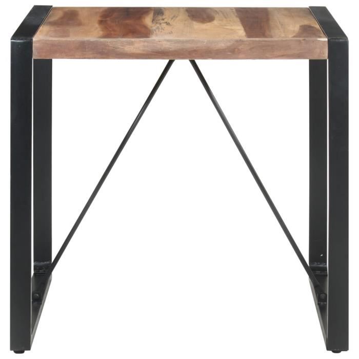 Table de salle à manger 80x80x75 cm Bois solide-AKO7731039146539