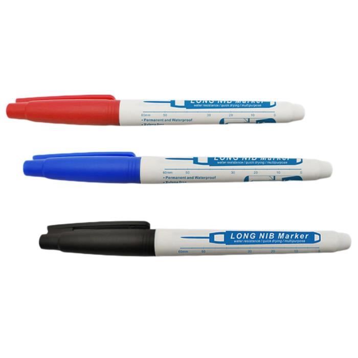 Marqueur en continu acrylique africain, stylo marqueur blanc clair, pointe  fine, marqueurs illables de tous les jours, 4 paquets, 15 mm - AliExpress