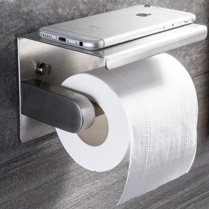 ZUNTO Porte Papier Toilette, Portepapier WC support de téléphone En