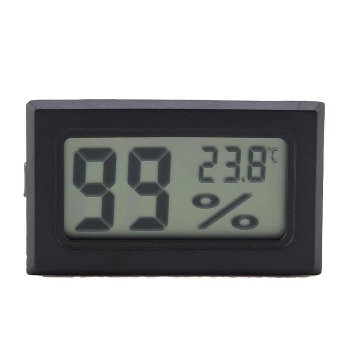 Indoor LCD thermomètre hygromètre réveil numérique de température Humidité Meter 