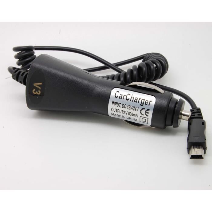 12//24V CAR Retractable Charger DATA Charger for Garmin NUVI 750 760 770 255w