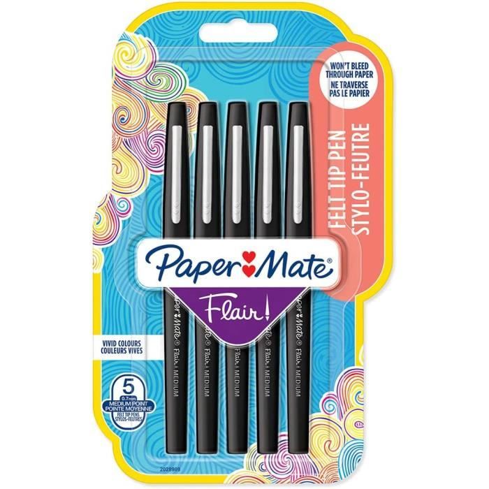Paper Mate Flair Feutres de Coloriage, pointe moyenne (0,7 mm