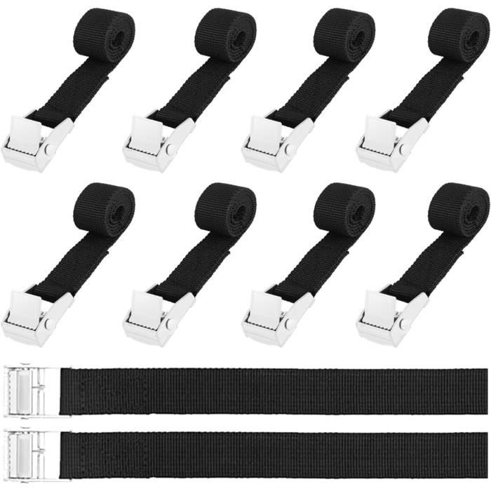 Sangle D'Arrimage, Serrage Des Sangles à Cliquet Des Bagages Avec Boucle à Griffes