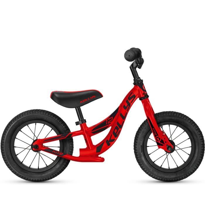 Vélo enfant - Kellys - Kite 12 - Cadre en alliage d'aluminium - Roues de 12 pouces - Rouge
