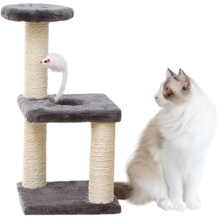 Arbre à Chat COSTWAY En Forme De Pot De Fleurs - 72 Cm Avec Condo, Plateforme Et Griffoir