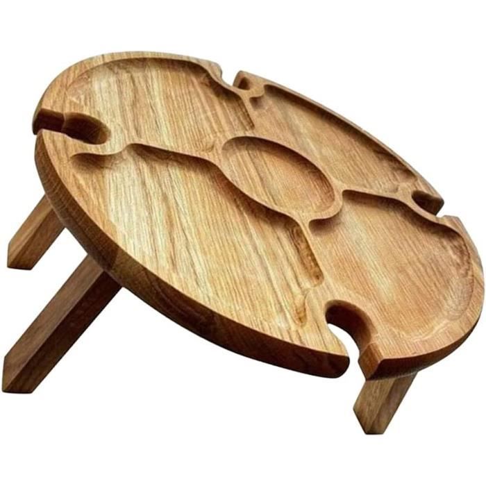 Table Pique Nique Anthracite et Marron - AXI Nick - Table d'eau avec