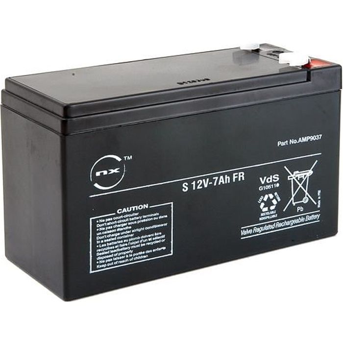 NX - Batterie plomb AGM S 12V-7Ah FR 12V 7Ah T1…