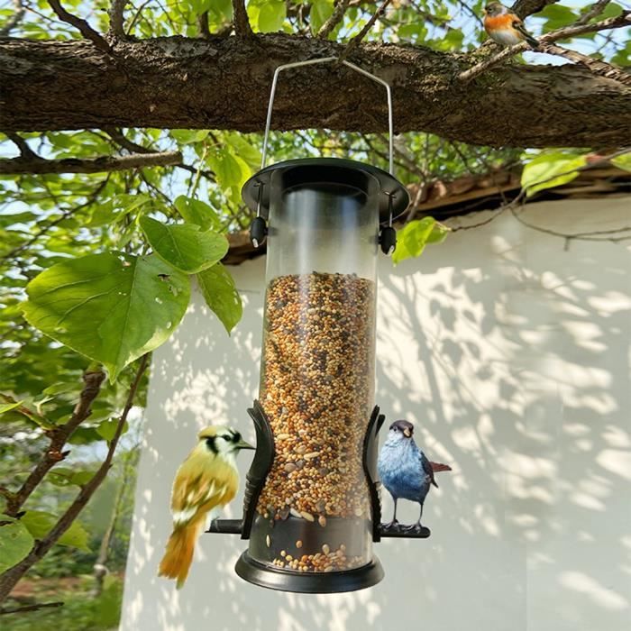 2pk Lantern Mangeoire Graines Titulaire Hanging Station D'Alimentation Oiseaux Sauvages 17x25cm 