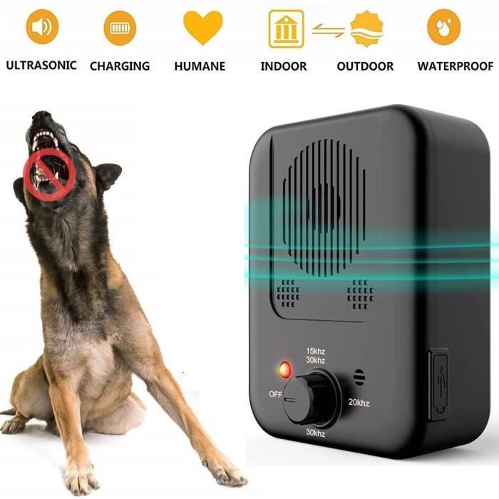 Répulsif Ultrason Pour Chien MONTY SOUL Power Dog - Portable, Avec Torche LED, 3 Émetteurs, Rechargeable USB - Pour Sécurité Et Éducation - 2