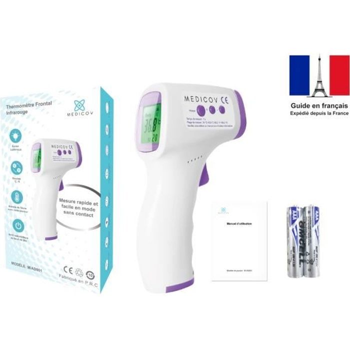Thermometre Infrarouge Numerique Sans Contact M Ad801 2 En 1 Mode D Emploi En Francais Cdiscount Puericulture Eveil Bebe