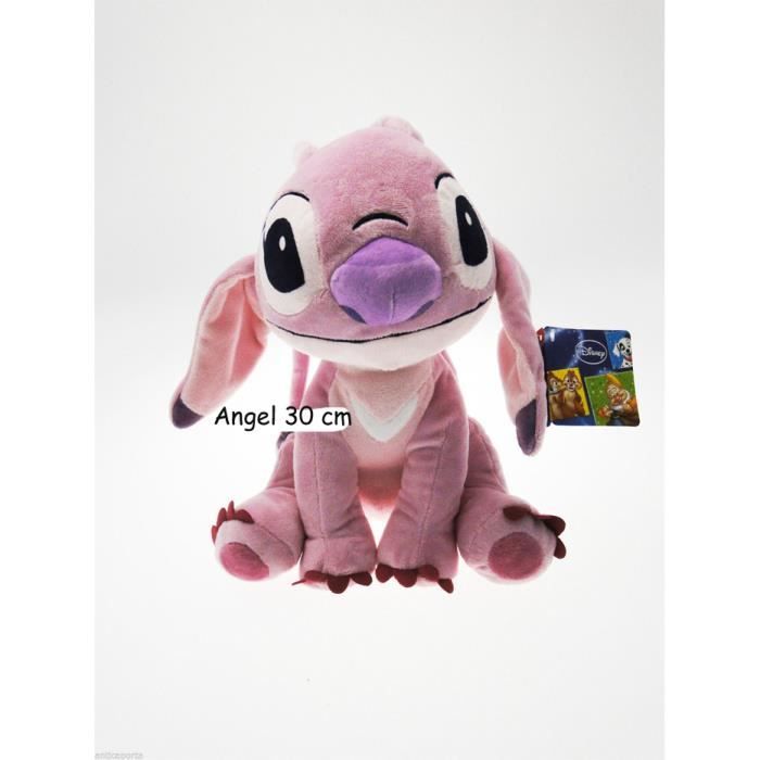 Geante peluche angel rose 70 cm son parle lilo et stitch xxl