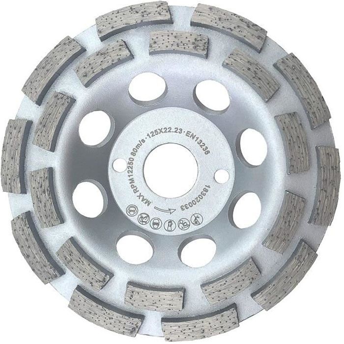 pierre,... PRODIAMANT Disque à tronçonner diamanté 230 x 22,2 mm Béton