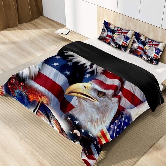 Housse De Couette 220x240cm, Parure De Lit Avec Housse De Couette En Africain[888