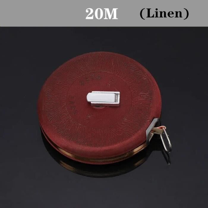 Mètre-ruban TAS 20 Mètres Avec Manivelle – Fibre De Verre Et Antidérapant Pour Vos Gros Relevés