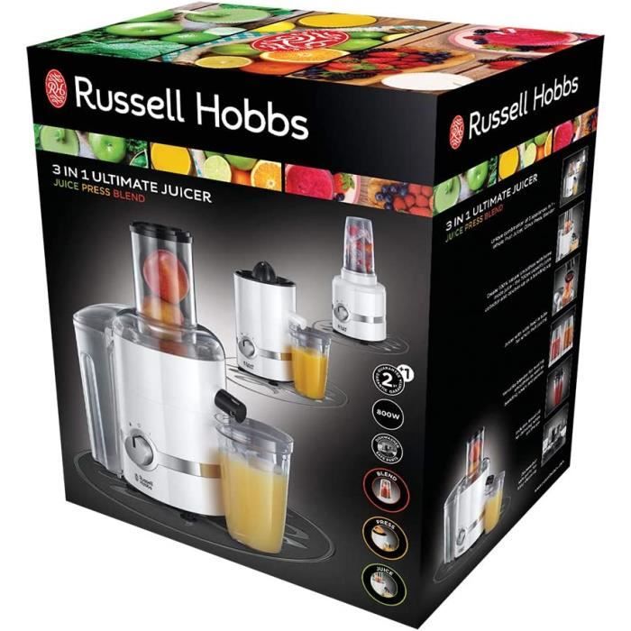 Russell Hobbs Centrifugeuse Presse Agrumes Blender 700ml Idéal Smoothie