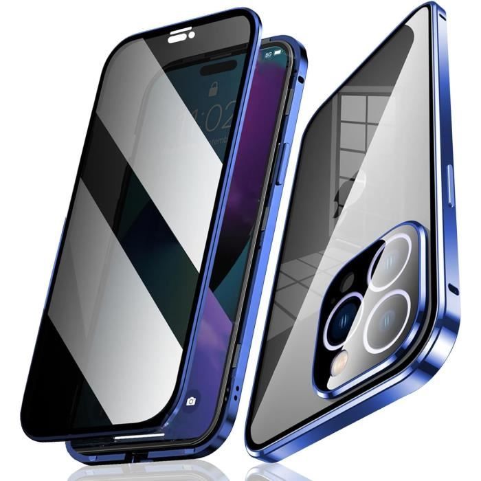 HighCover Coque Integrale pour iPhone 13, Coque Antiespion & 360 Degrés  Compatible avec Magnétique Mag-Safe, Etui Antichoc & Transparent avec