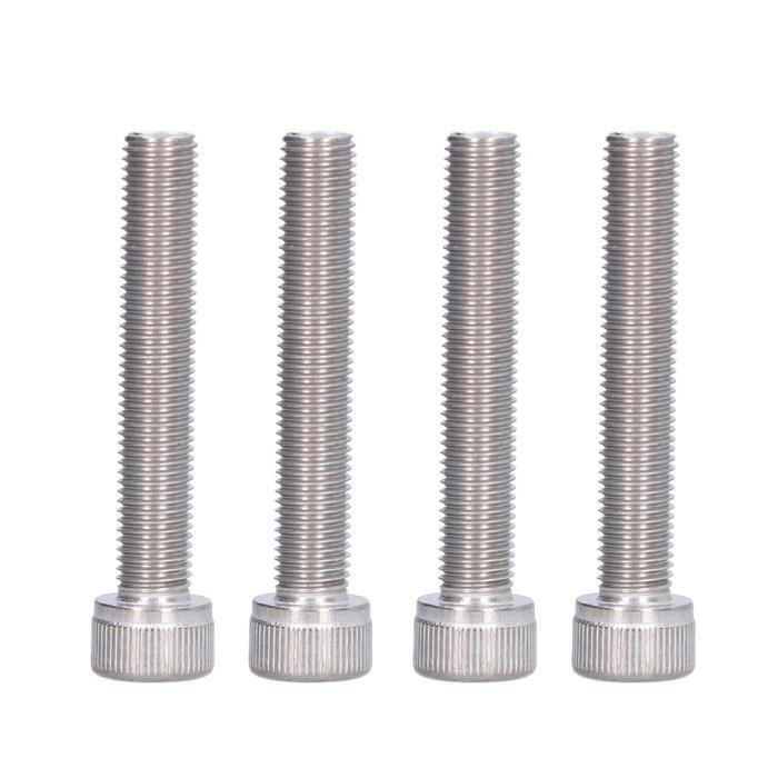 M10 x 75 mm A2 Acier Inoxydable Tête Hexagonale ensemble vis/boulons NYLOC écrous & rondelles