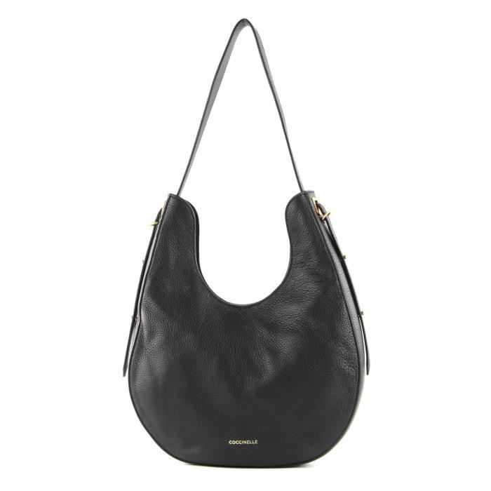 Sac à épaule Coccinelle Dew Patent - Cuir De Vache Noir - Neuf Avec étiquettes - Modèle Shoulder Bag