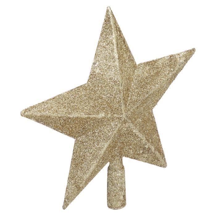 Mini Décoration De Sapin De Noël De 20 Cm Avec Fleur Dorée - Petite Boule Décorative Saisonnière
