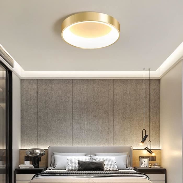 Plafonnier LED Moderne Hofstein – Suspension Métal Blanc/chrome Pour Salon, Couloir Ou Chambre